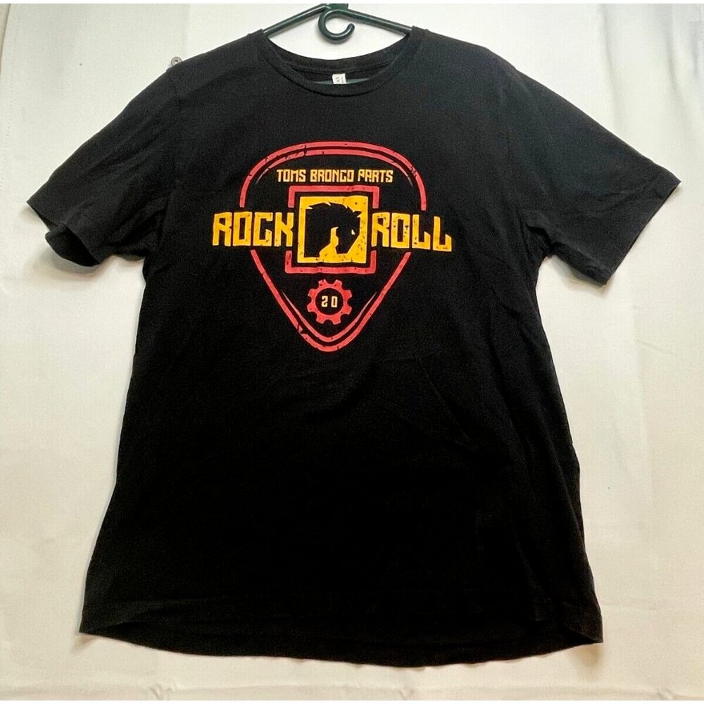 Toms Bronco Parts Rock Roll shirt mens XL short sleeve black